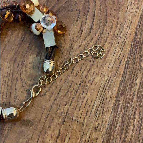 Gold and brown bracelet - Picture 3 of 3